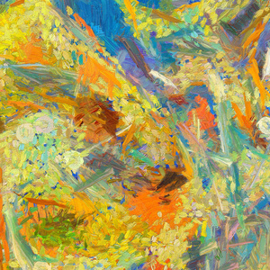 软漆笔触.明亮的粉彩色彩.抽象绘画背景.手绘艺术图案照片