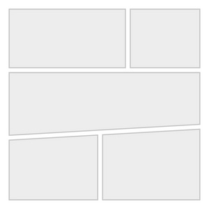 漫画的空白布局模板背景.矢量页 1照片