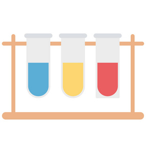 取样管隔离矢量图标可编辑