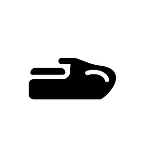 海滑板车图标。时尚的海摩托车标志的概念从夏季收藏的白色背景。适用于 web 应用移动应用和打印媒体
