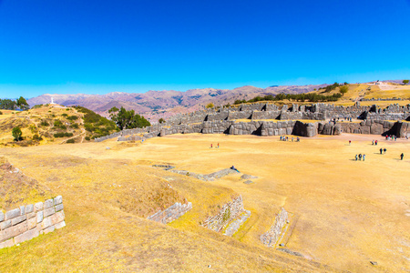 在 saqsaywaman 的印加墙