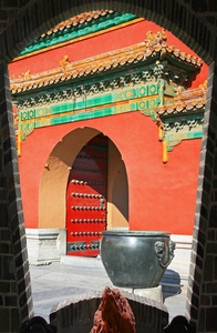 在北京中心的历史紫禁城博物馆