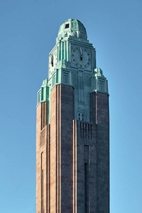 赫尔辛基中央站的钟塔