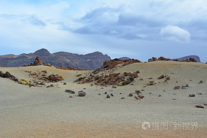 火山景观上泰德国，西班牙加那利群岛的特内里费