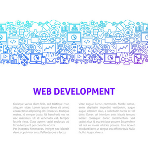 Web 开发行设计模板