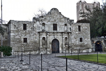 在 San Antonio，德克萨斯州阿拉莫