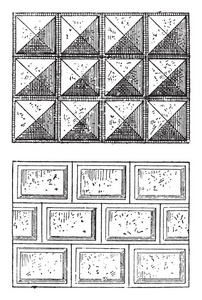 浮雕，复古刻图。词典的单词和东西Larive 和弗勒1895年