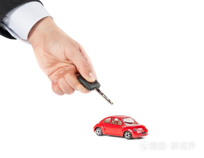 玩具车 汽车保险的购买 租赁 燃料或服务和修理费用关键概念照片 正版商用图片u 摄图新视界
