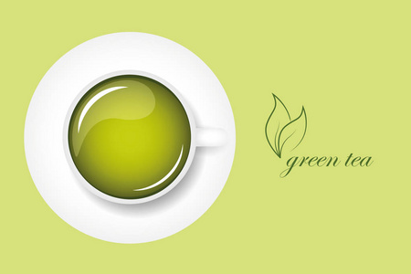白喝杯绿茶