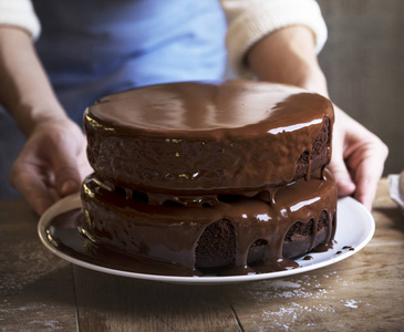 巧克力软糖蛋糕摄影食谱的想法