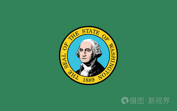 美国华盛顿州的旗子, 载体