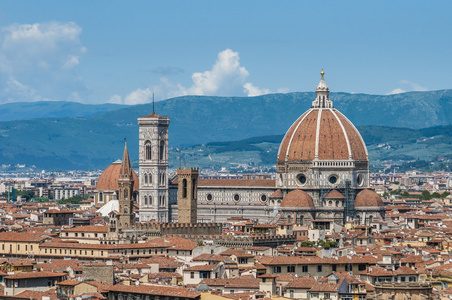 大教堂 di santa maria del fiore 在佛罗伦萨，意大利