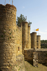 佩拉萨 塞哥维亚 卡斯蒂利亚莱昂 西班牙城堡的视图