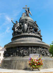 千年的俄罗斯诺夫哥罗德伟大的纪念碑