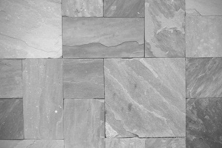 地砖地面在矩形辟天然板岩地砖铺装照片