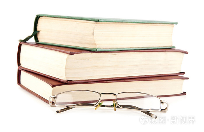 书籍和眼镜