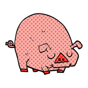 动画片乱画胖猪