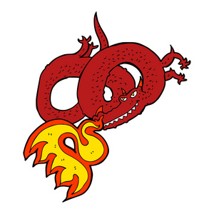 卡通恶龙复古卡通喷火怪卡通喷火龙可爱的喷火龙卡通卡通喷火龙与讲话