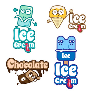 冰淇淋画字符