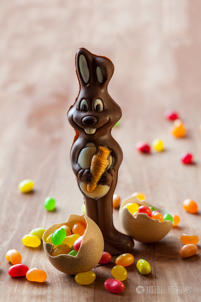 巧克力复活节兔子