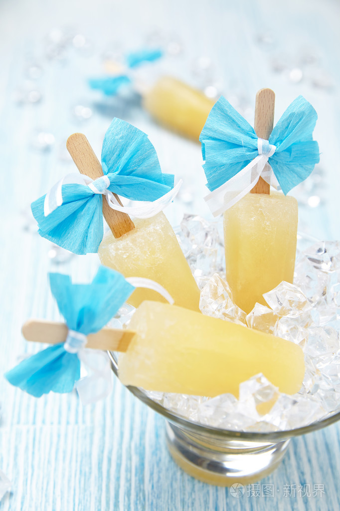 水果冰奶油冰棒