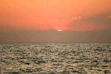 日落在海风景