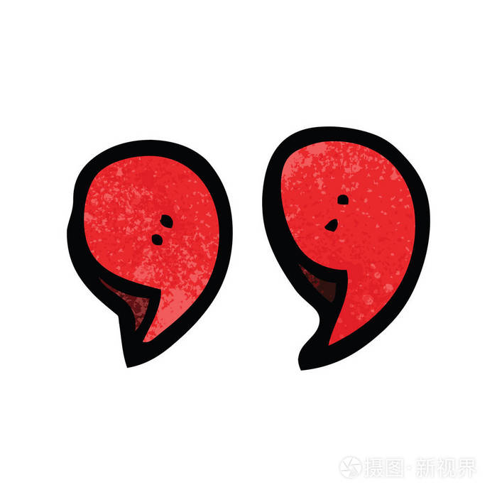 动画片涂鸦引号