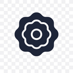 牡丹符号设计从自然收藏.简单的元素向量例证在透明背景照片