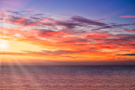 日出的颜色图片