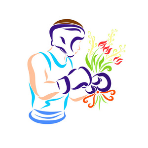 拳击头盔图标图片