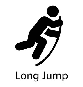 撑杆跳矢量杆撑杆跳高执行跳远照片