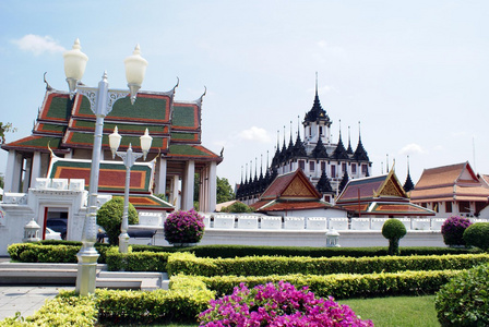 Wat Ratchanadda，扫管笏 Ratchanaddaram Loha 座，曼谷，泰国亚洲