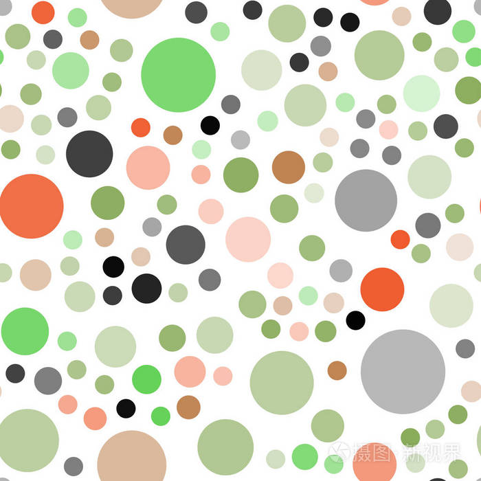 美丽的彩色插图与模糊的圆圈在自然风格.图案可用于美丽的网站