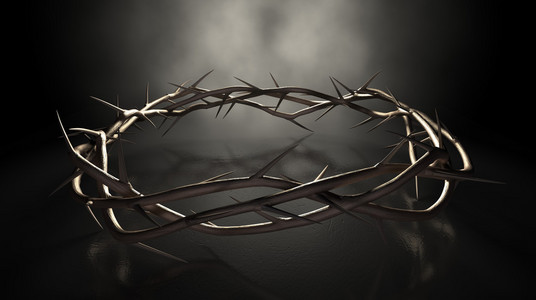 眼睛暗色斑冠暗荆棘照片