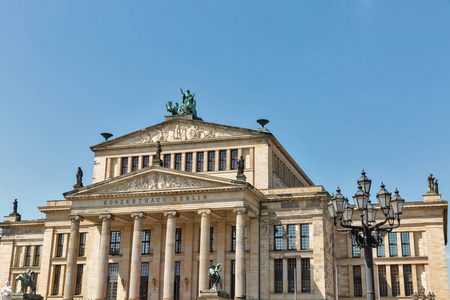 德国柏林市中心宪兵广场上的 konzerthaus