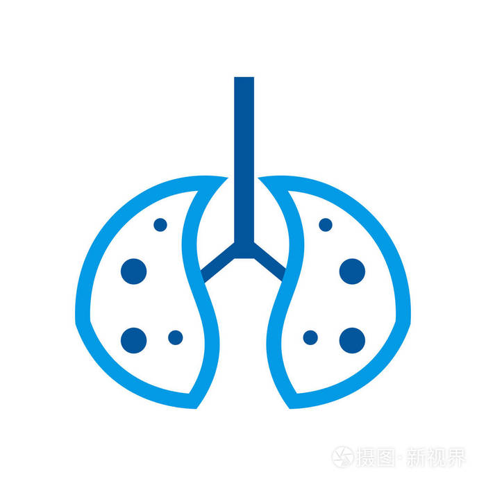 结核病图标矢量隔离白色背景为您的web和移动应用程序设计结核病徽标