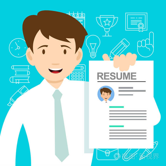 矢量插图.平面样式