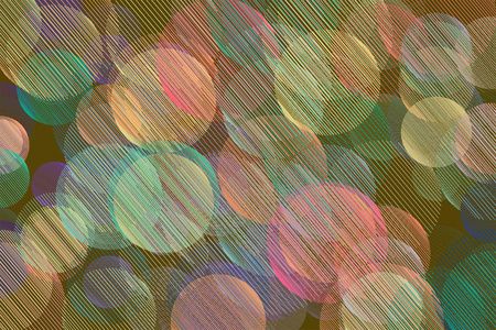 彩色抽象杂乱的随机线圈几何图案生成艺术背景。矢量插图图形