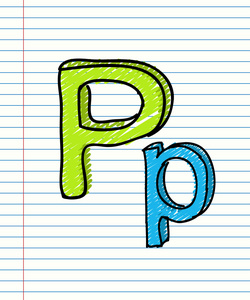 手绘制的字母表图片-手绘制的字母表素材-手绘制的字母表插画-摄图新