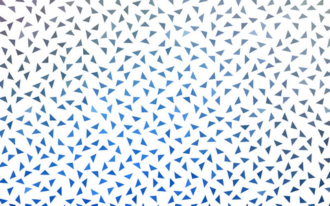 浅蓝色的向量抽象的彩色背景，由三角形组成。在白色背景的彩色三角形模式