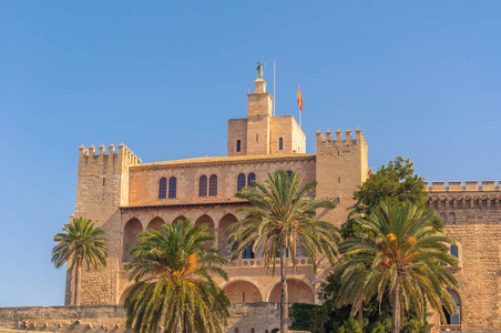 古穆斯林城堡, 西班牙国王在帕尔马的住所
