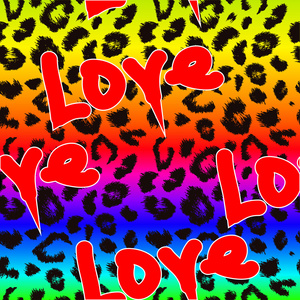 豹子图案颜色彩虹