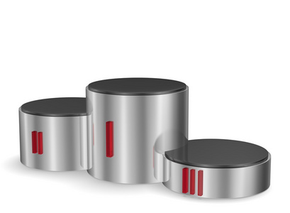 圆柱形金属底座图片