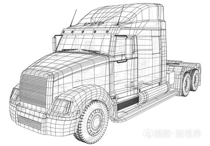 线框插画-正版商用图片099nti-摄图新视界
