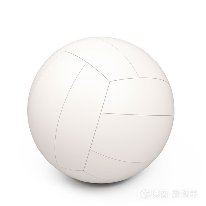 白色排球球