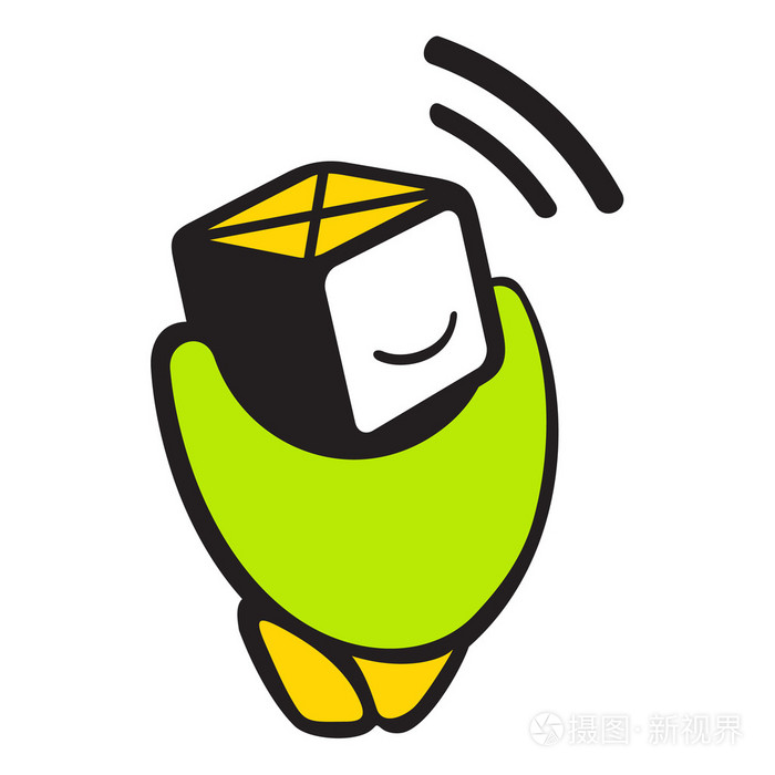 传感器的卡通标识