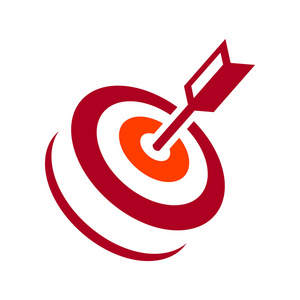 箭头目标命中目标符号的插图准星(准星),目标图标设置十字线图标.