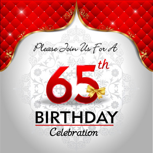 庆祝 65 岁生日