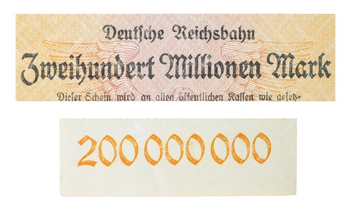 复古元素的纸币， kaiser 德国