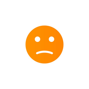 拟人表情不满 emoji 表情拟人化的脸.